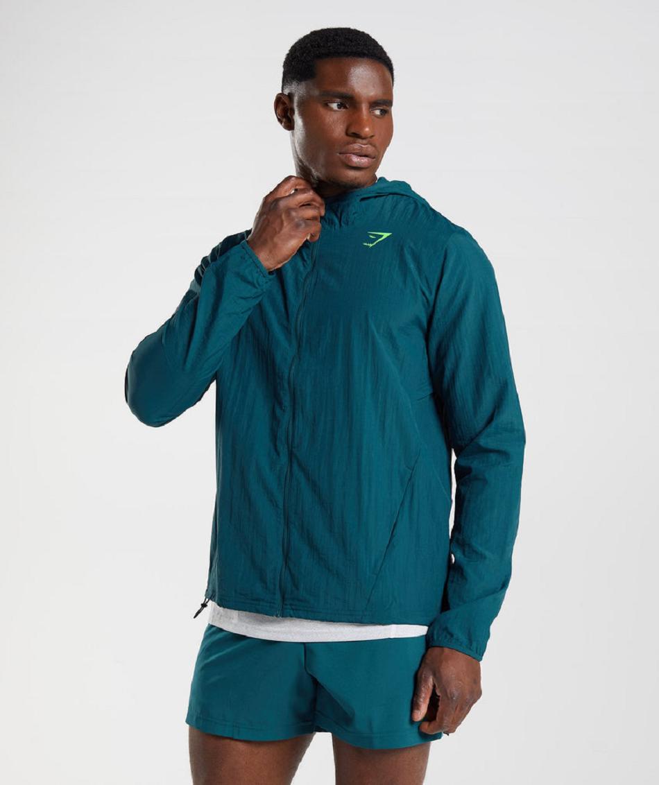 Gymshark Sport Windbreaker Muške Accessories Tirkizne | HR 2762OKI